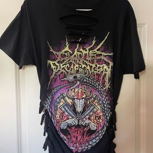 Cattle Decap Band T-shirt - custom made women’s M